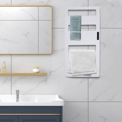 Towel Warmer Wall Mounted Heated Towel Rack with Timer Towel Drying Rack 