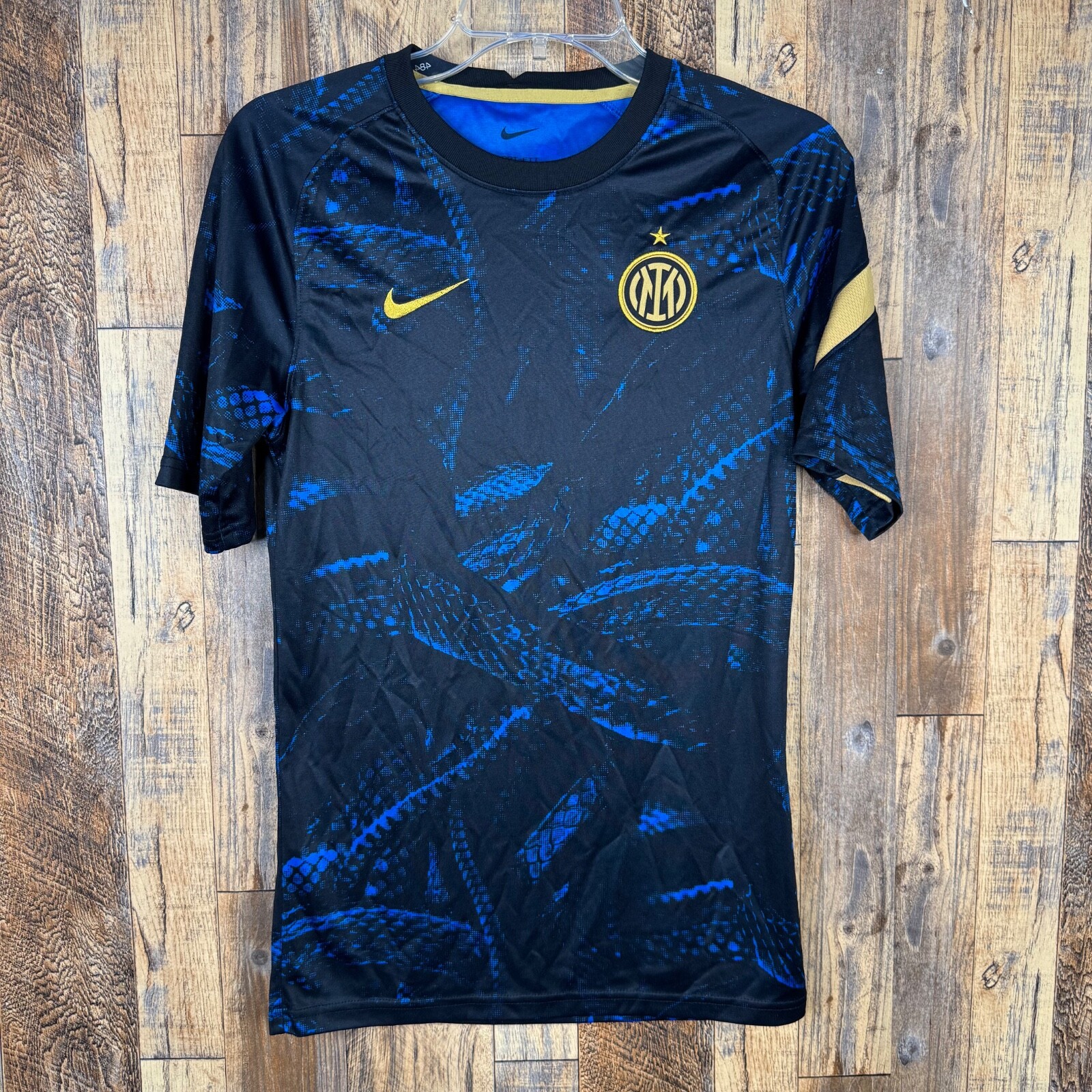 ウェア Inter Milan Open Collar Soccer Uniform Nike Inter Milan 4th Soccer Football Jersey Player ADV
