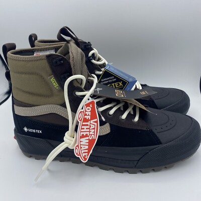 Vans SK8 Hi Gore-Tex 3M MTE 3 Brown/Black Waterproof Insulated Boots Men's 11.5