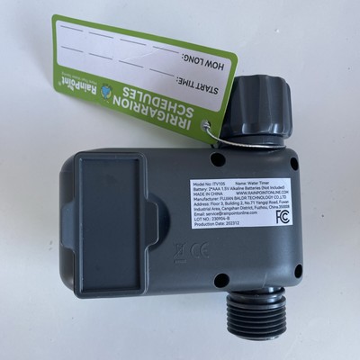 RainPoint ITV105 Mini Digital Sprinkler Timer 1-Zone Water Timer Programmable Ga