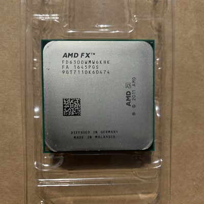 AMD FX-6300 CPU Six Core 3.5 GHz FD6300WMW6KHK Socket AM3+ Processor CPU