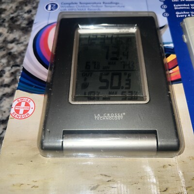 La Crosse Technology WS-9080U-IT Clock Weather Station Replacement TESTED WORKS