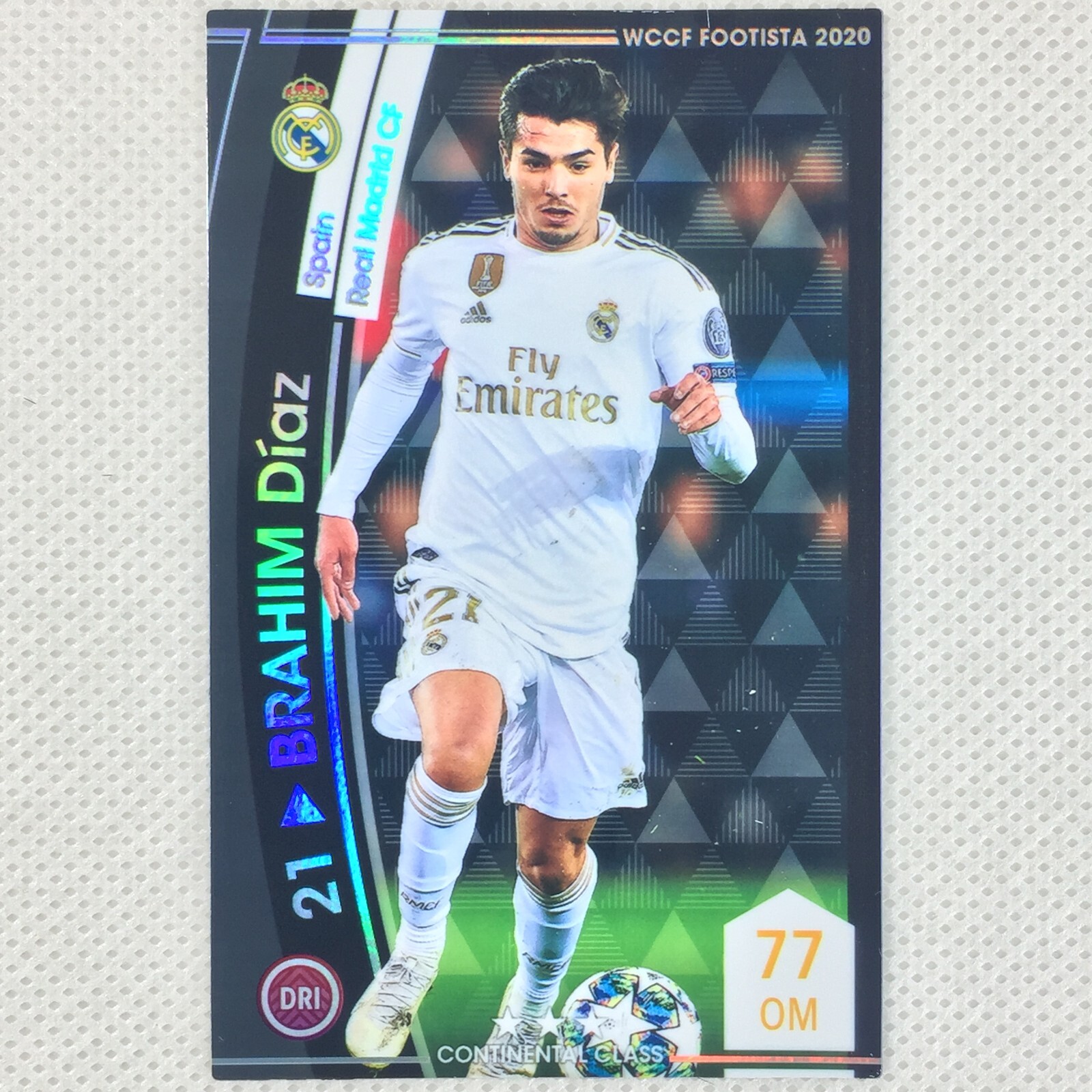 Panini WCCF FOOTISTA 2020 Brahim Diaz Real Madrid F20-7 26