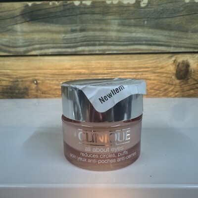 CLINIQUE All About Eyes, Reduces Circles, Puffs~0.21 OZ./ 7mL~NO BOX