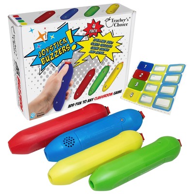 Handheld Joystick Game Buzzers - Great for Jeopardy Rounds and Many Trivia an
