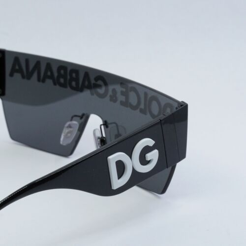 Pre-owned Dolce & Gabbana Dg2233 01/87 Black/grey 143-00-145 Sunglasses Authentic In Gray