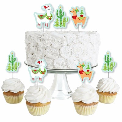 Christmas Party Clear Treat Picks - 24 Ct
