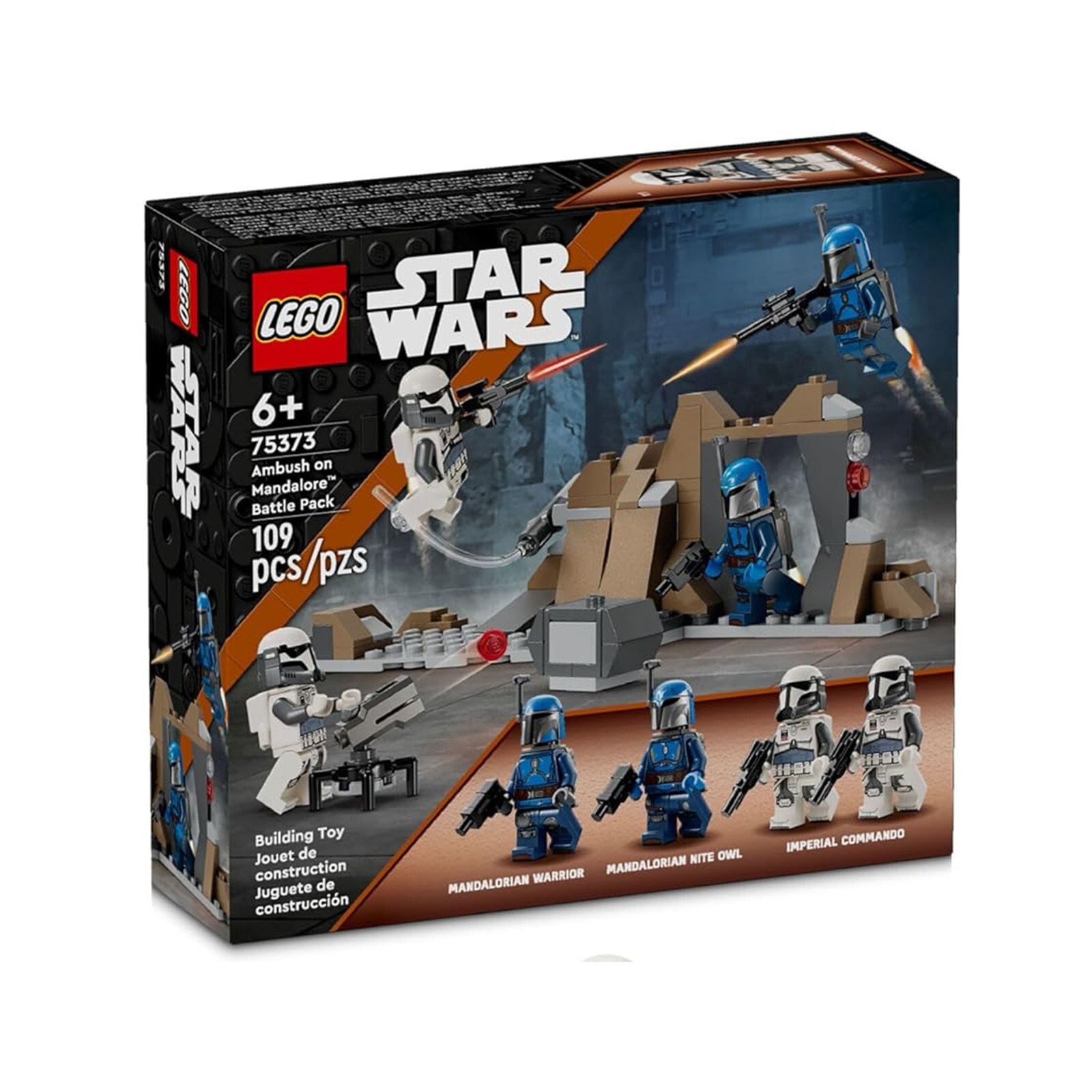 Конструктор LEGO Star Wars Засада на Мандалоре, Строительный набор 75373, НОВЫЙ, В НАЛИЧИИ