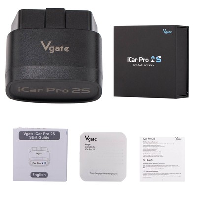 Vgate iCar Pro 2S Bluetooth 5.2 OBD2 Car Scanner Tool For iPhone Android Windows