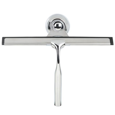 Goldener Edelstahl-Duschabzieher - Mit 2 Gummilippen & Aufhängehaken