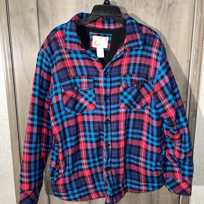 VINTAGE OP Ocean Pacific Flannel Shirt Plaid Long Sleeve Surfer Beach 80s Mens M