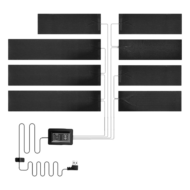 Clothes Heating Pad USB Electric Heating Element Film Heater Pads for Outdoor