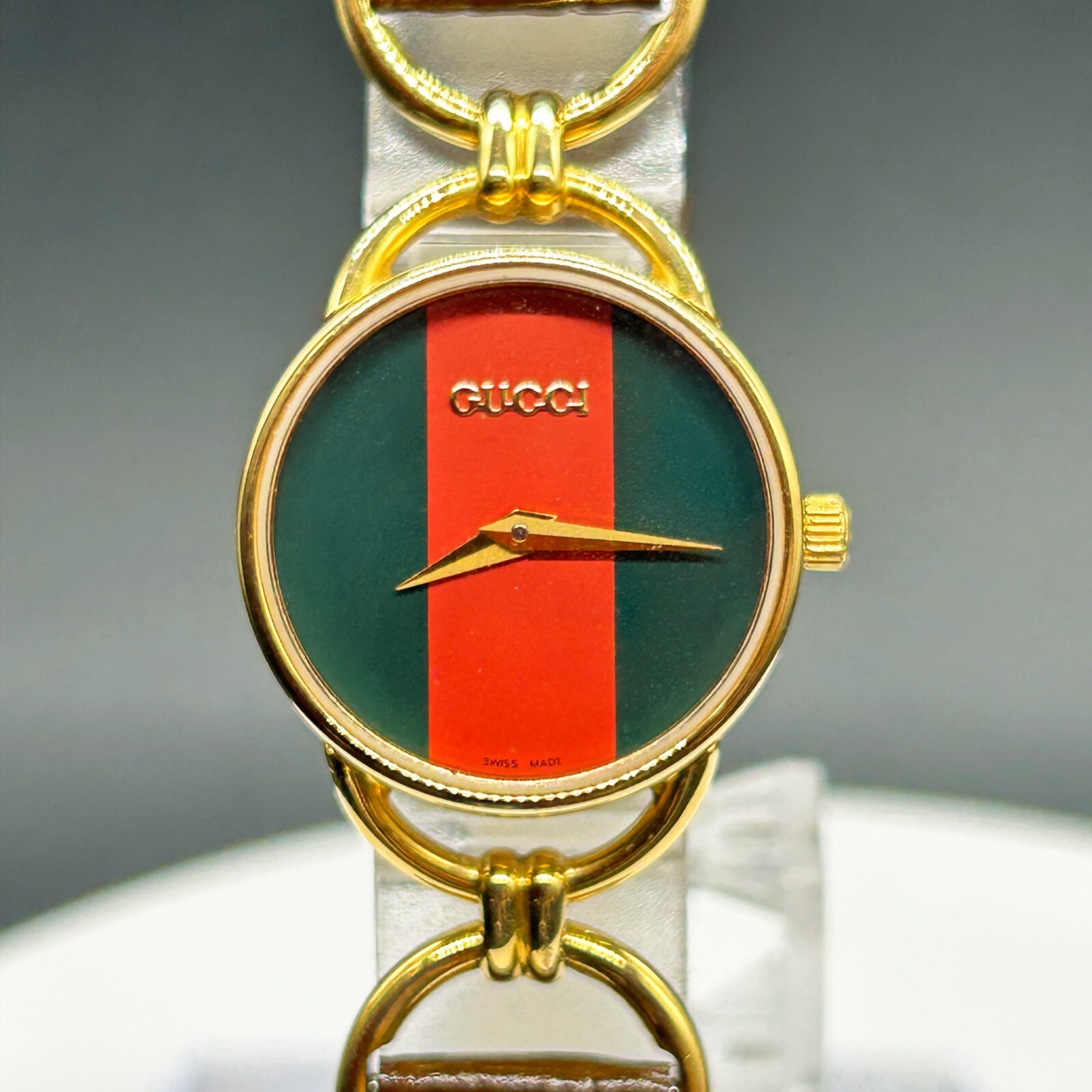 GUCCI時計 6000.2.L 箱、ギャラ付 GUCCI グッチ 腕時計 6000.2.L ウォッチ ヴィンテージ 黒文字盤