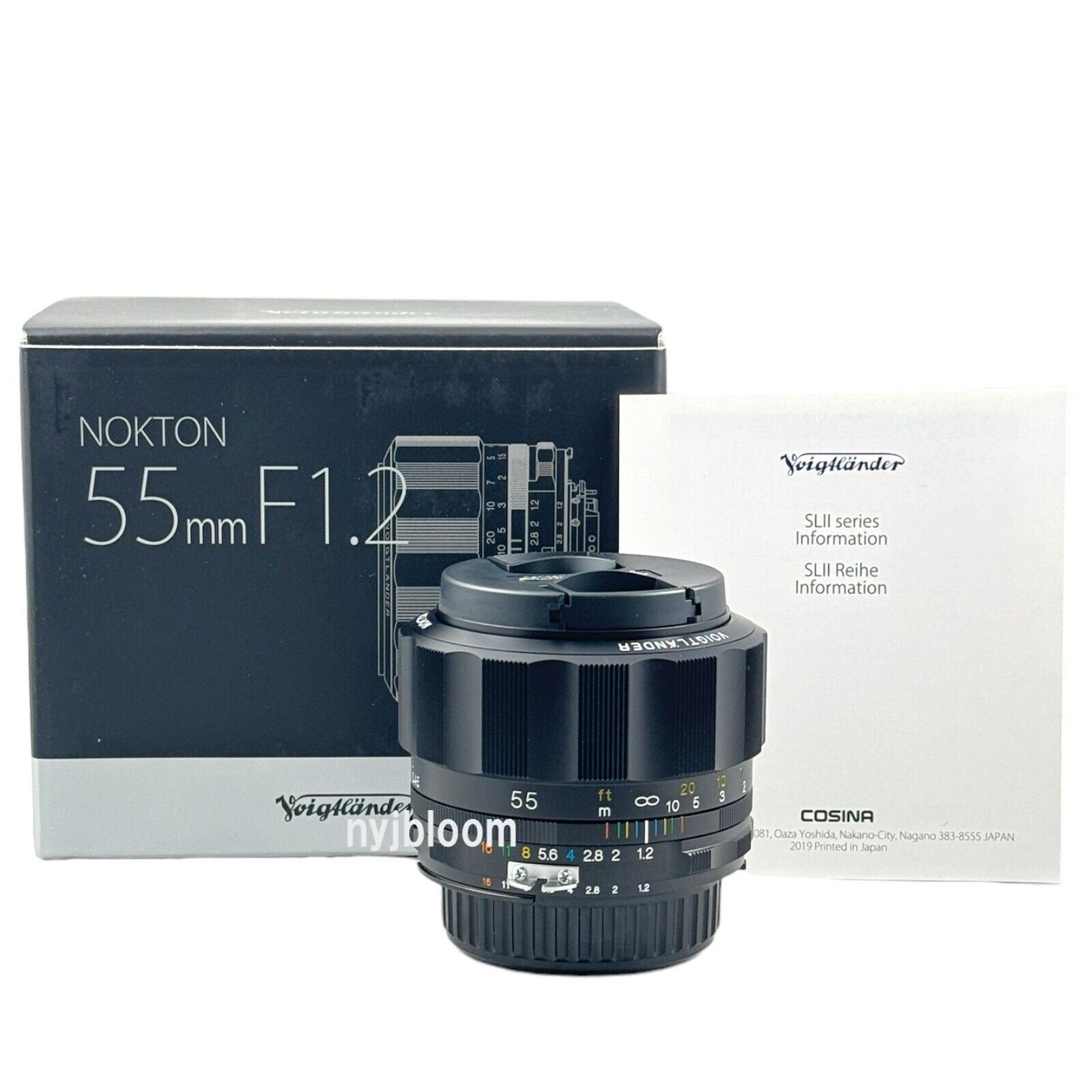 New VOIGTLANDER Nokton 55mm F1.2 SL IIs Nikon F Ai-S Mount New VOIGTLANDER Nokton 55mm F1.2 SL IIs Nikon F Ai-S Mount