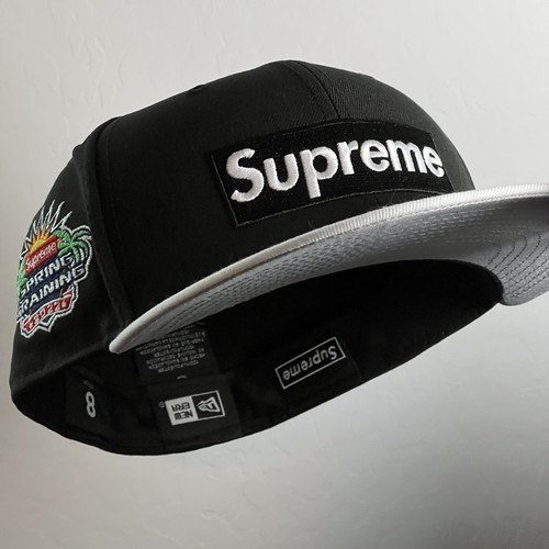 Supreme Box Logo New Era Fitted Black 8 Two 2 Tone White Supreme Box Logo New Era Fitted Black 8 Two 2 Tone White