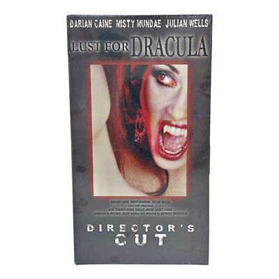 Lust For Dracula Directors Cut Factory SEALED VHS Seduction Cinema FREE SHIPPING