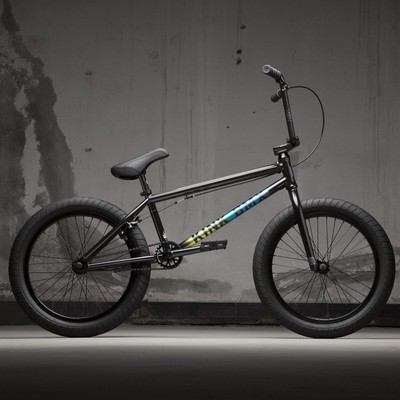 bmx blue and black