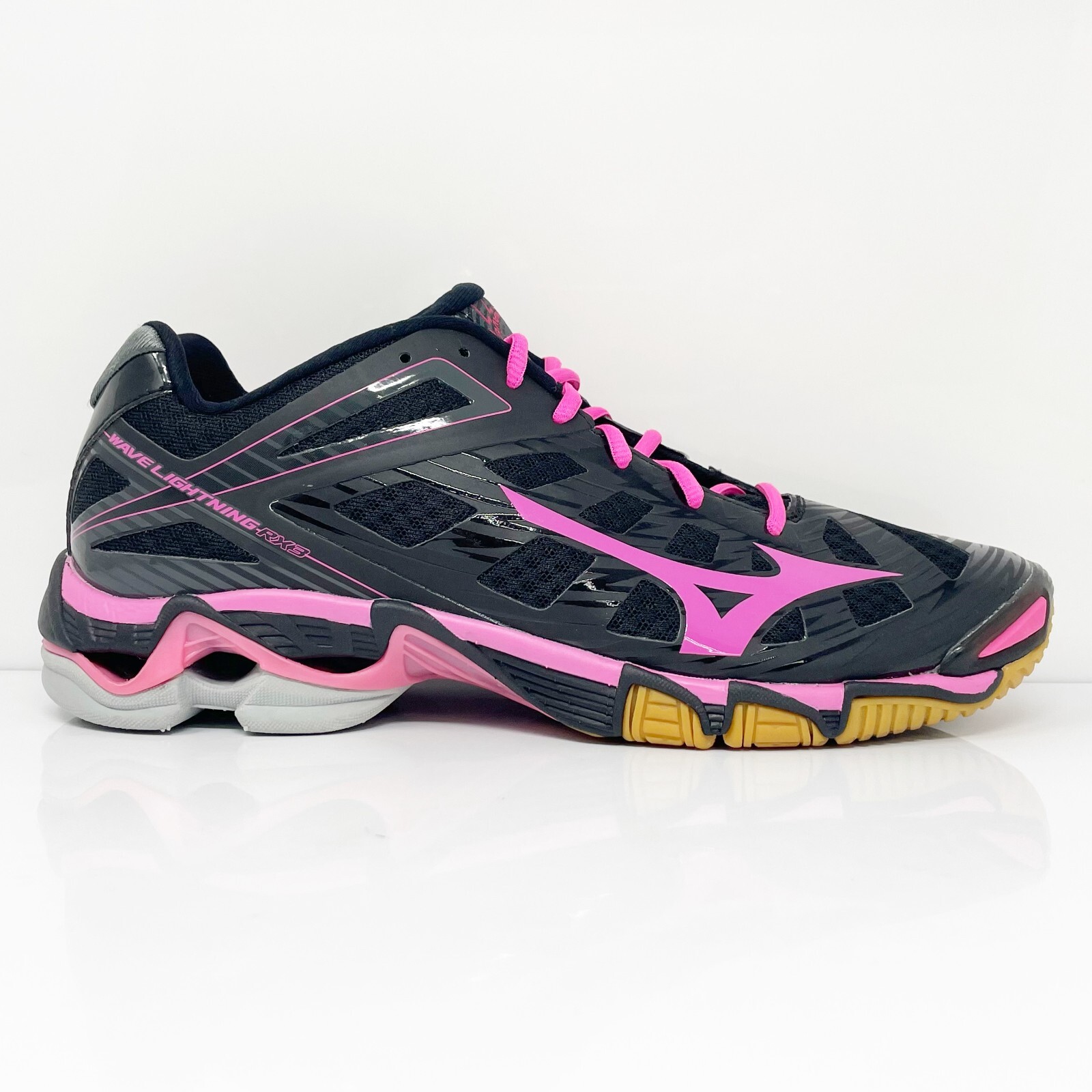 

Mizuno Womens Wave Lightning RX3 430168 9013 Черные кроссовки для бега Размер 11.5, Черный, Wave Lightning RX3