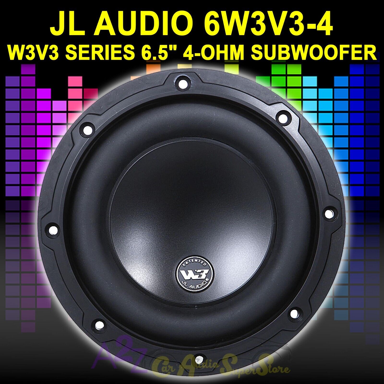 JL AUDIO 6W3V3-4 (92145) W3V3 SERIES 6.5 JL AUDIO 6W3V3-4 (92145) W3V3 SERIES 6.5