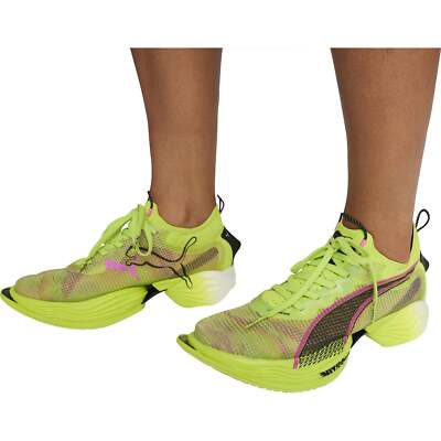 Pre-owned Puma Womens Fast-r Nitro Elite 2 Running Shoes Trainers Lightweight - Green