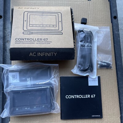 AC Infinity UIS Controller 67 Temperature And Humidity Fan Smart Control Black