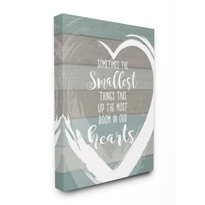 Stupell Smallest Things Most Room In Heart Wall Art