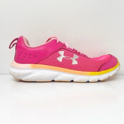 

Кроссовки Under Armour Girls Assert 8 3022100-600 Розовые кроссовки Размер 4Y, Розовый, Assert 8