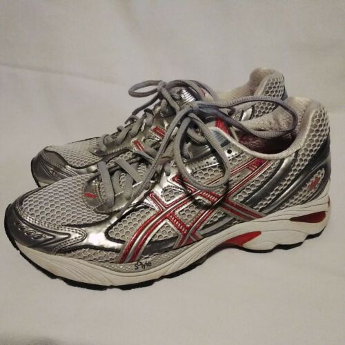 Asics GT-2150 IGS T054N Pink Silver White Athletic Sneakers Asics GT-2150 IGS T054N Pink Silver White Athletic Sneakers