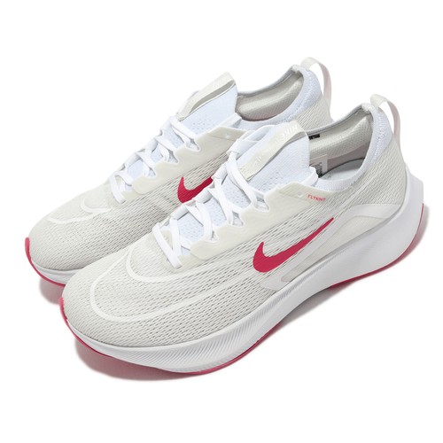 

Nike Zoom Fly 4 Sail Red White Мужская спортивная обувь для бега Кроссовки CT2392-006, Белый, Zoom Fly 4