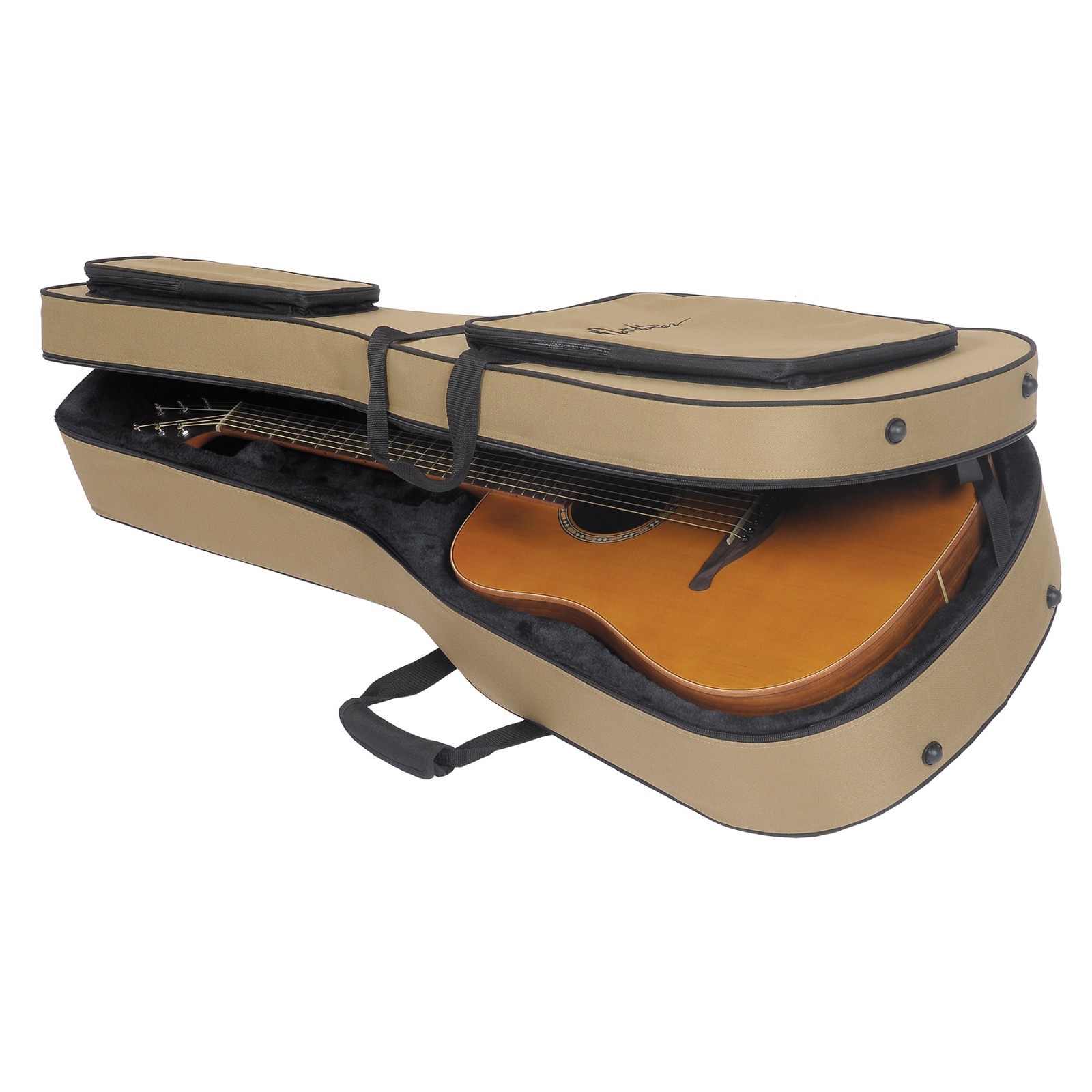 NEW Martinez Deluxe Polyfoam Shaped Dreadnought Acoustic Guitar Case