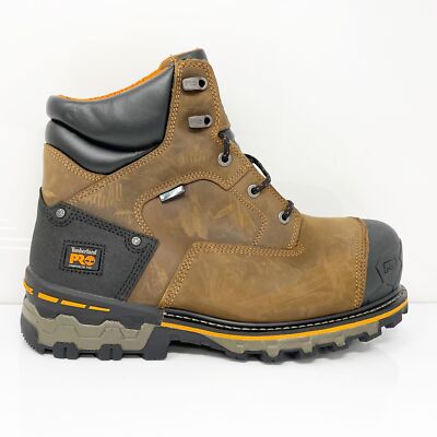 

Мужские водонепроницаемые рабочие ботинки Timberland Pro Boondock 6 дюймов 92615, размер 13 м, Коричневый, Boondock