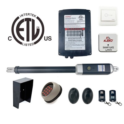 ALEKO Smart ETL Listed Accessories Kit Swing Gate Opener for Single Swing Gates