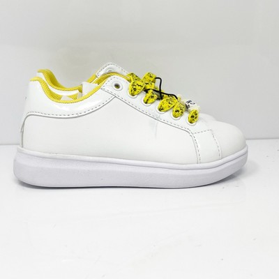 

Off Brand Boys Original Marines White Lace Up Low Top Casual Shoes Sneakers 11, Белый