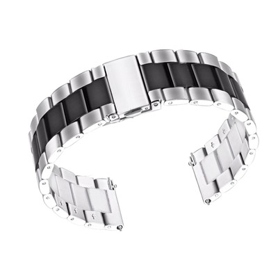 22mm Wide Strap Stainless Watchband For Samsung Galaxy Watch 46mm SM-R800