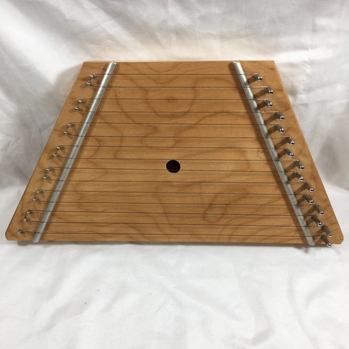 Lap Harp Dulcimer Solid Wood Musical Instrument With Music And Extra String