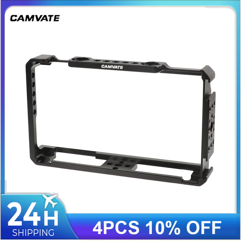 Director's Monitor Cage Bracket With Shoe Mount & ARRI Locating Pins Exclusively