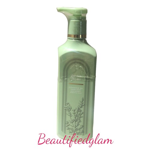 New Bath and Body Works GARDEN THYME Cleansing Gel Hand Soap
