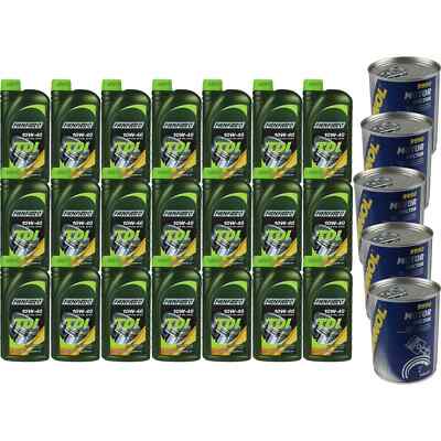 21L Olio Motore FANFARO TDI 10W-40 5x MANNOL Motor Doctor ADDITIVO