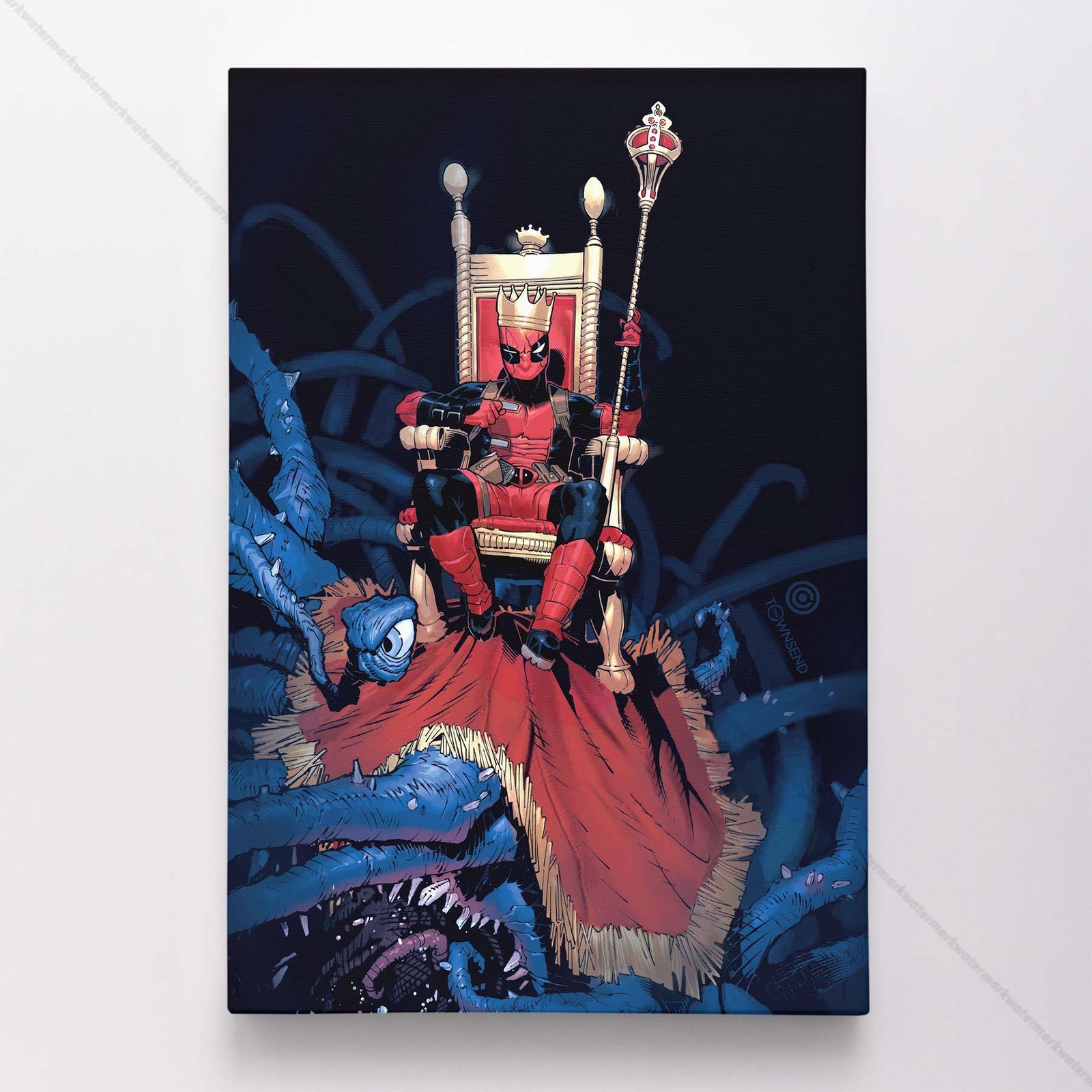 Deadpool Poster Canvas Marvel Comic Book Cover Art Print #18800