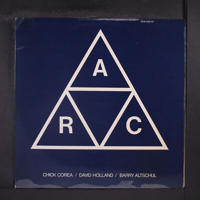 CHICK COREA, DAVID HOLLAND, BARRY ALTSCHUL: arc ECM 12'' LP 33 RPM Germany