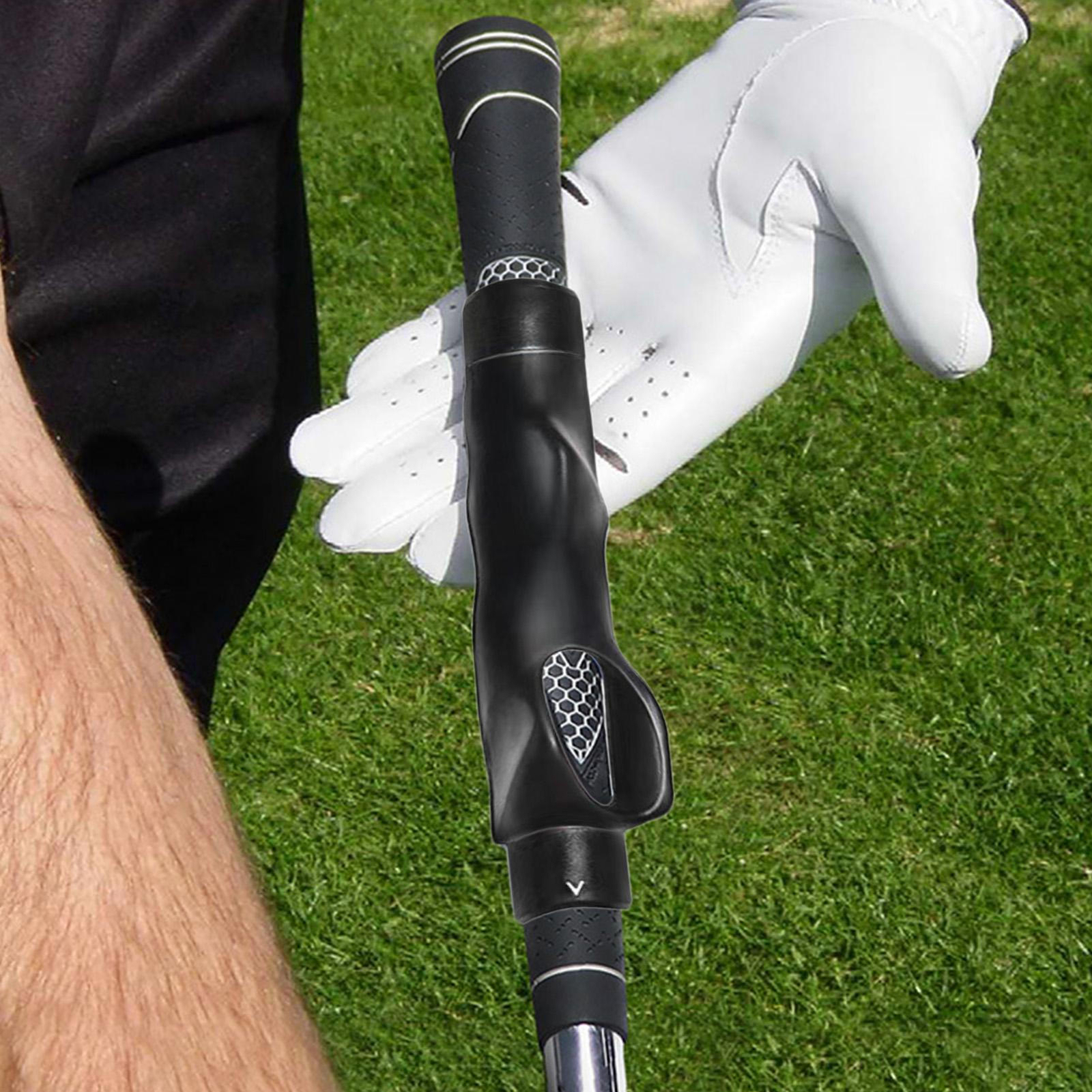 Grip Trainer Attachment Golf Swing Trainer Training Aid Begi