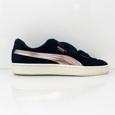 

Кроссовки Puma Boys Suede Smash 365871 01 Черные повседневные туфли Размер 6.5C, Черный, Suede Smash