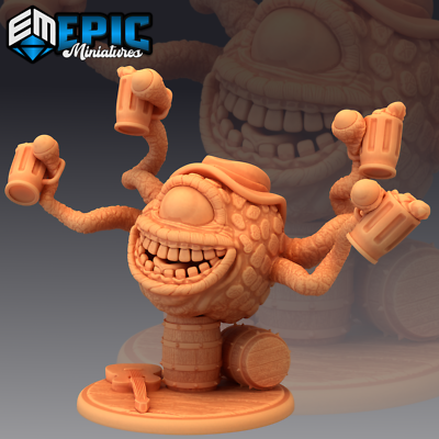 BEER HOLDING EYE TERROR - Halloween Horror, Large Monster, 28mm DnD Scale