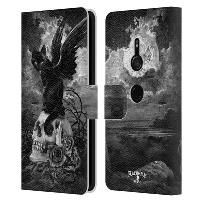 OFFICIAL ALCHEMY GOTHIC CATS LEATHER BOOK WALLET CASE COVER FOR SONY PHONES 1