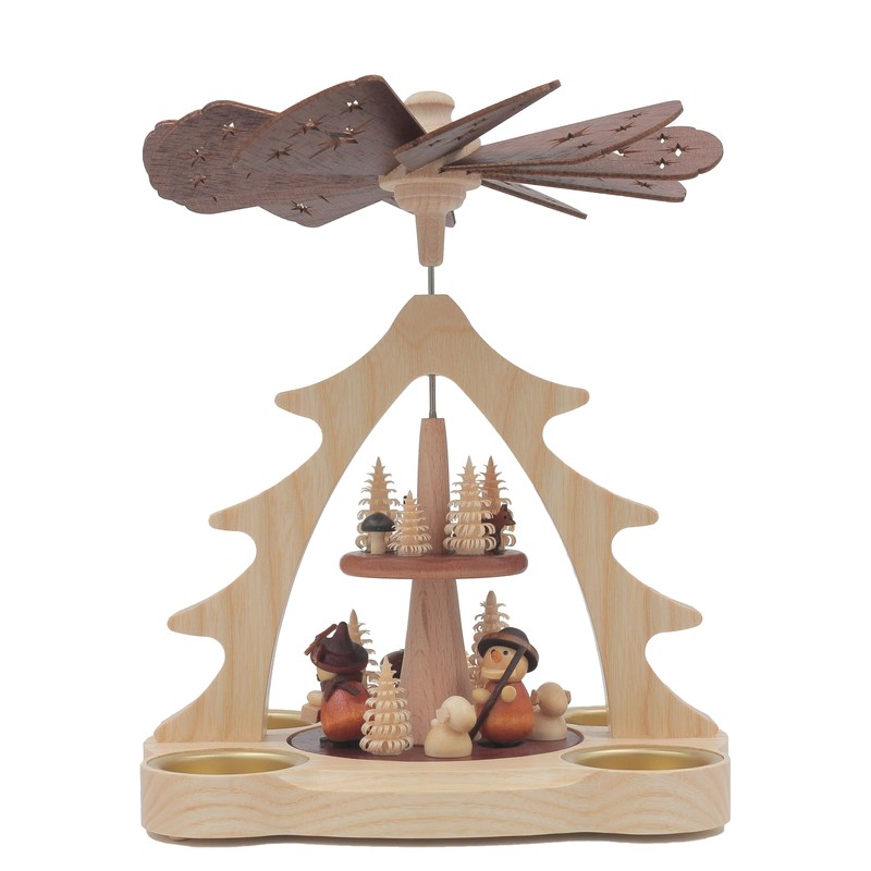 Legler Tisch-, Teelicht-, Holz-, Weihnachts-Pyramide SchÃ¤Fer 15x19x24 Cm