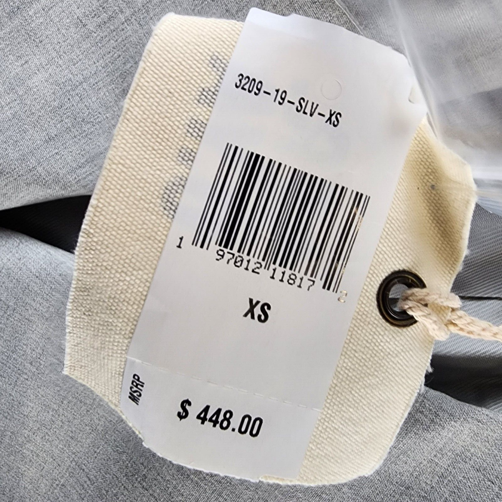 SER.O.YA Natasha Wool Blend Blazer Women's XS Silver Side Pockets Long Sleeves - Picture 7 of 14