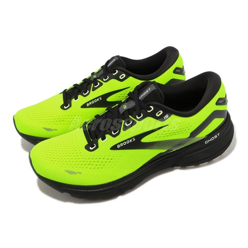 

Мужские шоссейные кроссовки Brooks Ghost 15 NIGHTLIFE / BLACK / EBONY 110393-1D-762, Желтый, Ghost 15