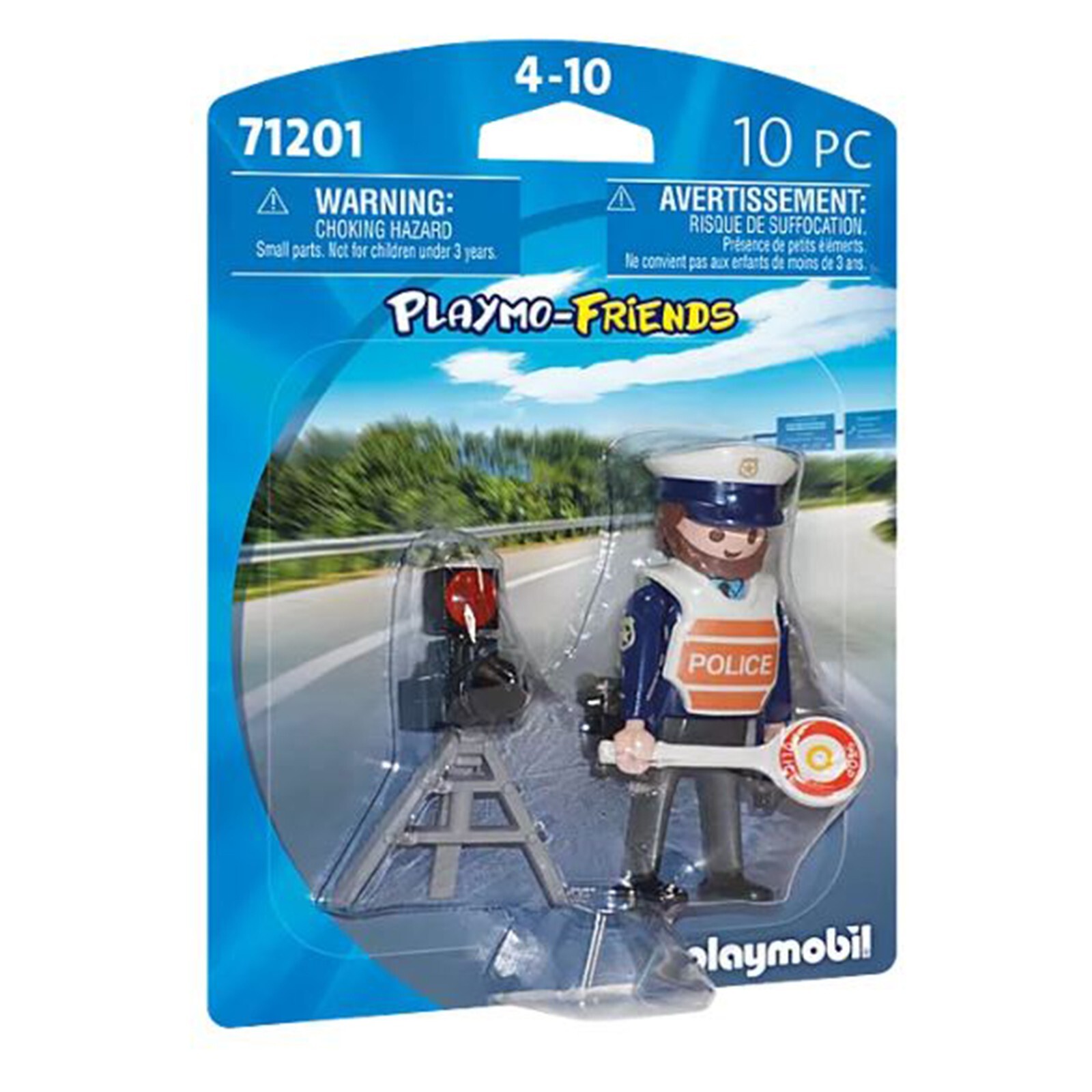 Конструктор для дорожного полицейского Playmobil Playmo Friends 71201 НОВЫЙ