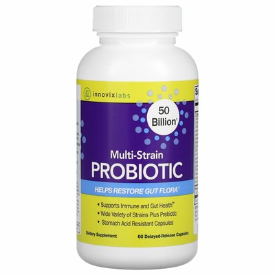 Multi-Strain Probiotic, 50 Billion, 60 Capsules