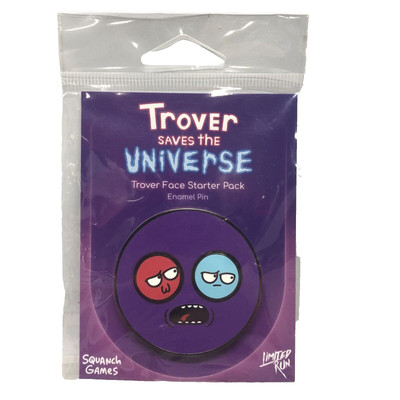 Trover Saves The Universe Face Starter Pack Enamel Pin Limited Run Games New NIP